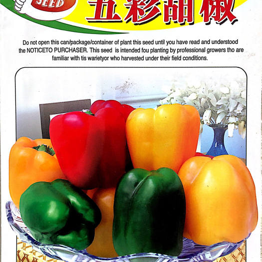 沭阳县 家庭种植瓜果蔬菜种子 五彩甜椒种子