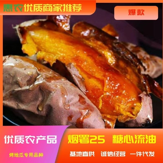 【一件代发】唐山烟薯25沙地蜜薯糖心红薯番薯香薯流油