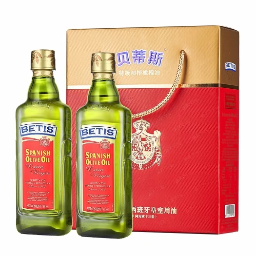 青岛贝蒂斯橄榄油500ml*2礼盒