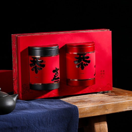 古树茶  云南茶化石碎银子糯米香普洱茶熟茶十年散茶老茶头礼盒装600g