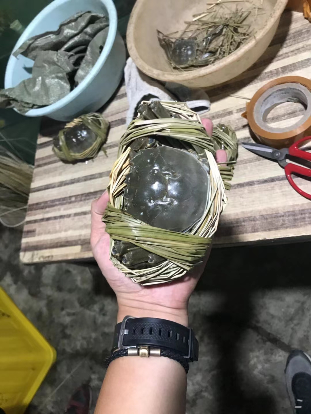 青蟹 母蟹蟹黄已经到了**