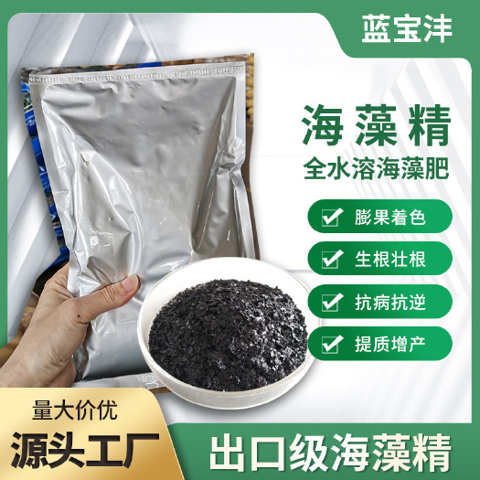 青岛蓝宝沣 工厂现货 农用大棚蔬菜种植冲施肥 海藻精海藻肥有机肥