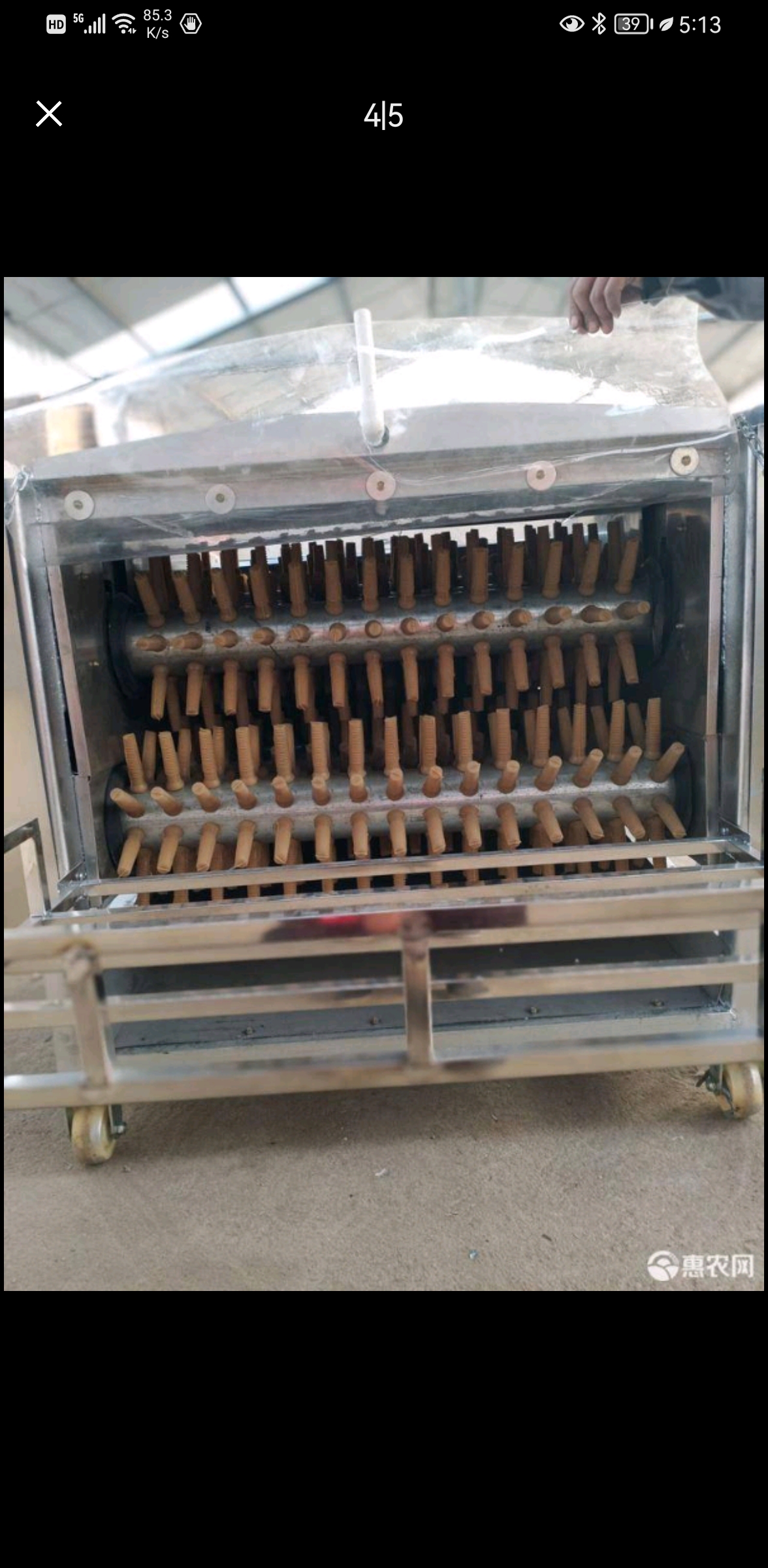  雞鴨鵝小型臥式七軸脫毛機(jī)二手的，但是99新買(mǎi)回來(lái)沒(méi)用過(guò)