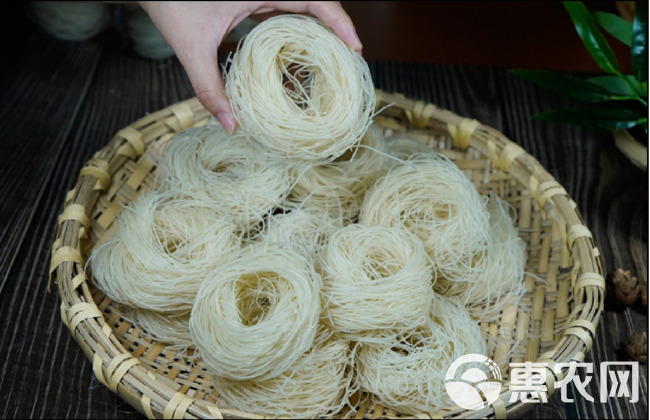 厂家直供传统工艺制作粉条手工粉丝火锅粉2kg盒装米粉米线