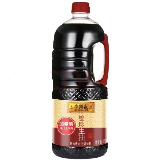 成都李锦记酱油 锦珍生抽 1.9L（1.75L加赠0.15L）