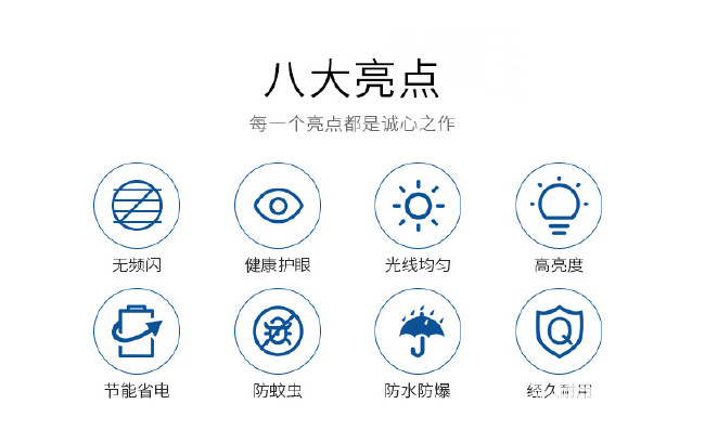 补光灯LED灯泡大功率三防节能灯家用工业用种养殖照明灯泡