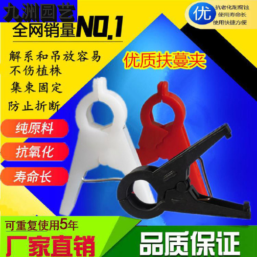 庆云县吊蔓绳 吊秧夹大棚黄瓜辣椒番茄绑蔓夹扶蔓夹熟料加厚夹子