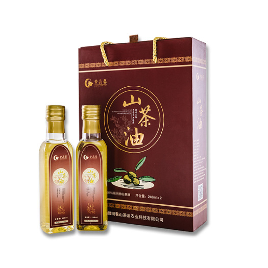 滁州梦晶馨野生压榨山茶油248ml*2礼盒装