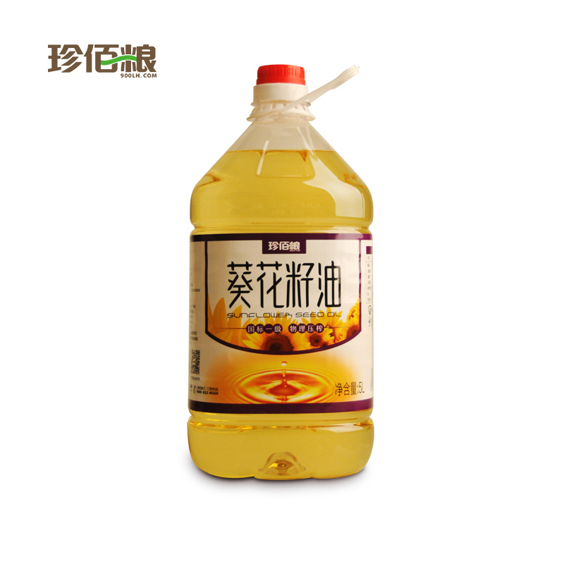 西安珍佰糧 葵花籽油5L裝 國標一級食用油
