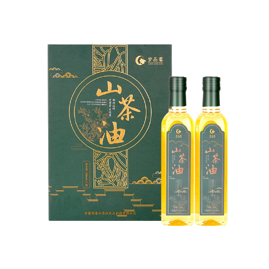 明光市梦晶馨山茶油500ml*2高档礼盒装
