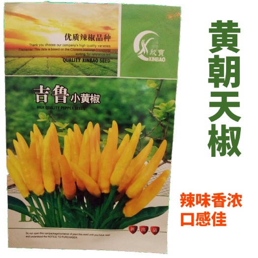 西安 黄剑朝天椒种子黄色小米椒种子泡椒种子朝天椒种子蔬菜种辣椒种子