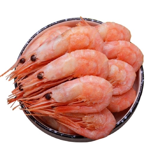优惠北极虾甜虾冰虾鲜大虾速冻特大即食腹籽