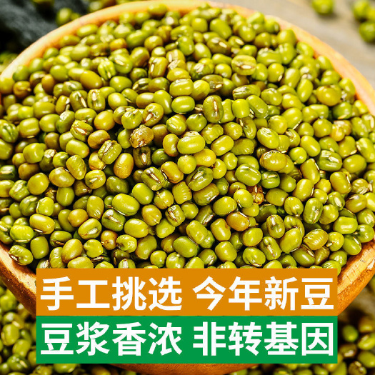 绿豆瓣  东北农家绿豆5斤绿豆绿豆粥解暑绿豆汤笨绿豆发豆芽绿