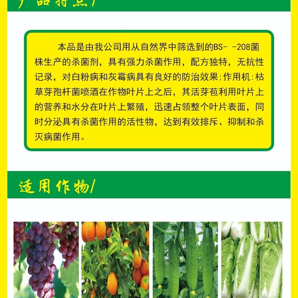 枯草芽孢杆菌 微生物菌剂 抗重茬 防死棵全水溶原菌种绿色生态