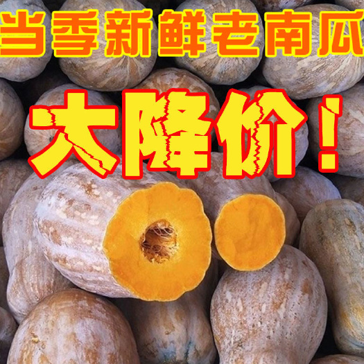 新鲜超糯香甜农家黄南瓜老品种海南密本南瓜辅食孕妇宝宝