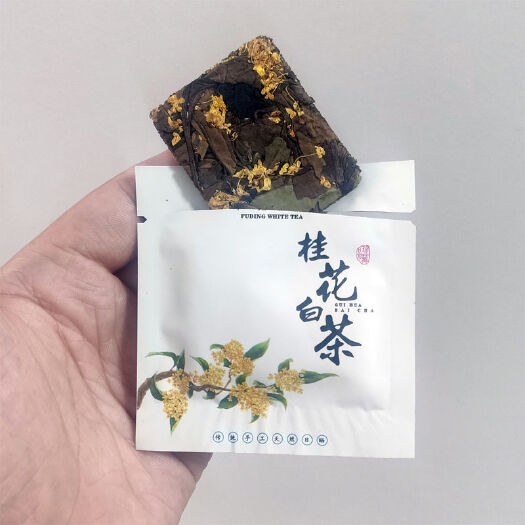 福安市寿眉  新品福鼎高山白茶桂花白茶饼干茶白牡丹茶叶饼一片一泡简单方便