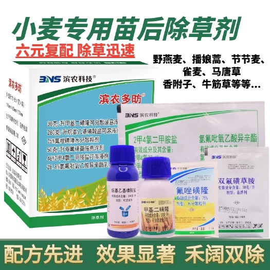 滨农多昉防小麦苗后专用除草剂甲基二磺隆节节麦野燕麦荠荠菜农