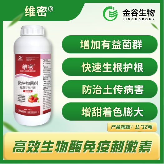 辉县市菌肥维密草莓专用 草莓红中柱 草莓肥 草莓根腐病 草莓生根