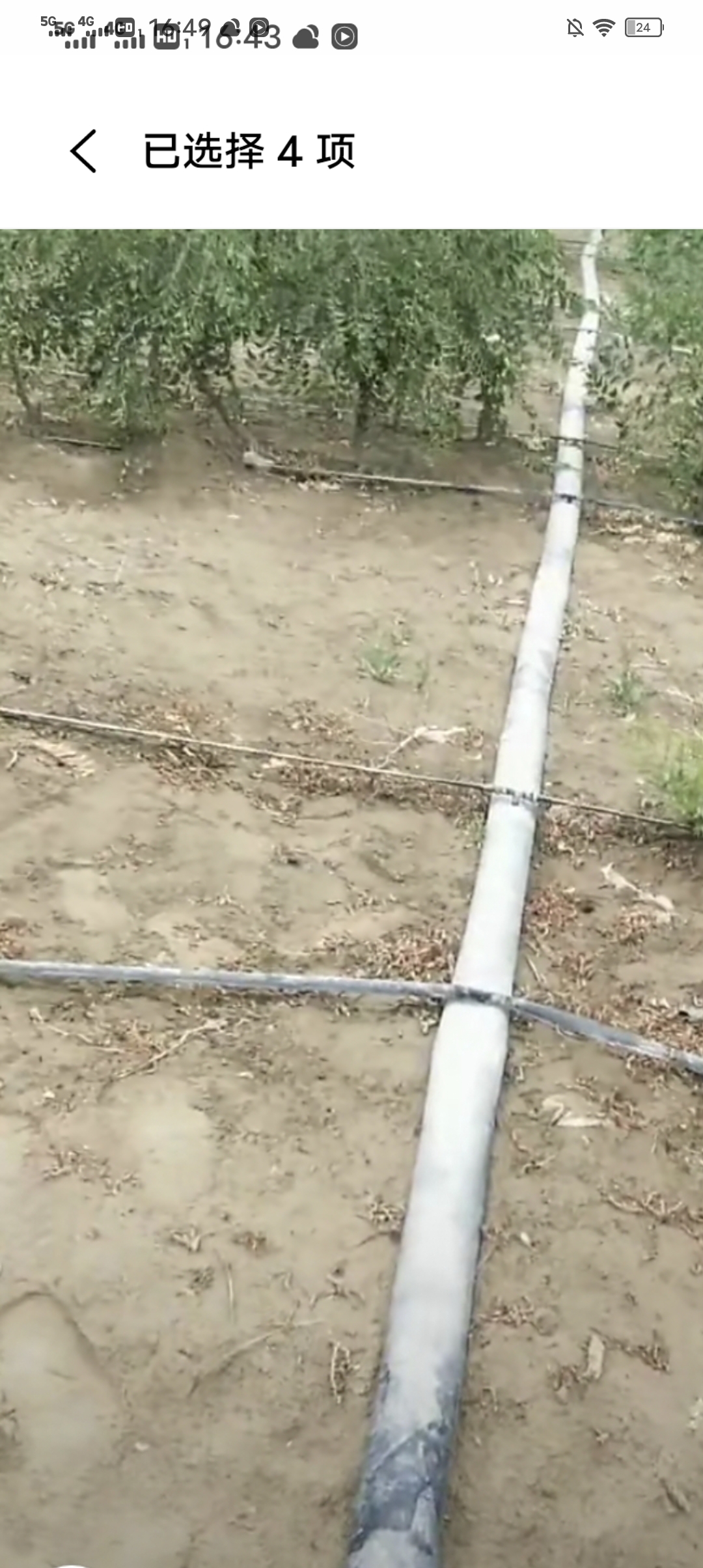 和田县旱地  水浇地 沙质地平整水电房齐全滴灌设施方便安全离乡镇二
