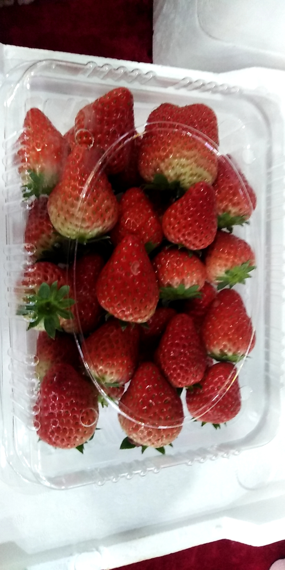 红颜草莓 临江九九草莓，刚刚上市，价优，质好，口感七月，味甜
