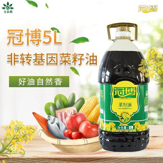 鲁山县冠博5升非转压榨特香菜籽油
