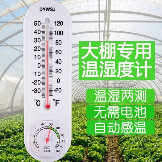 水分检测仪 大棚温度计农业专用高精度种植养殖壁挂式温室大棚