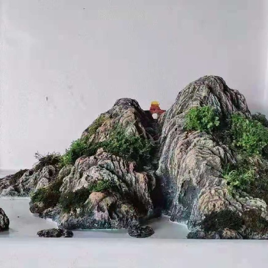 津市市附石盆景 上水石火山石假山盆景