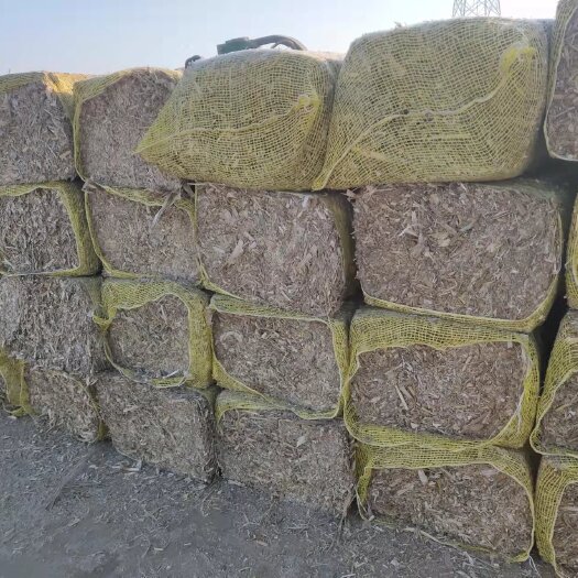 长春过冬饲草玉米秸秆轧段，泉眼镇