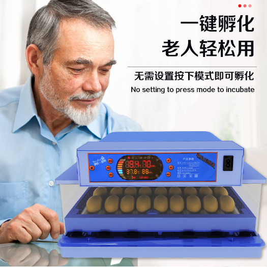 临邑县孵化机全自动家用型鸡鸭鹅孵化器自动上水孵蛋机智能控温