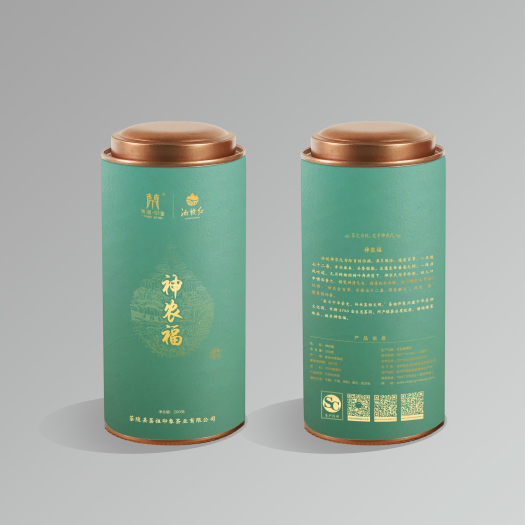 茶陵县 茶祖印象·神农福 绿茶罐装200g明前茶一芽一叶
