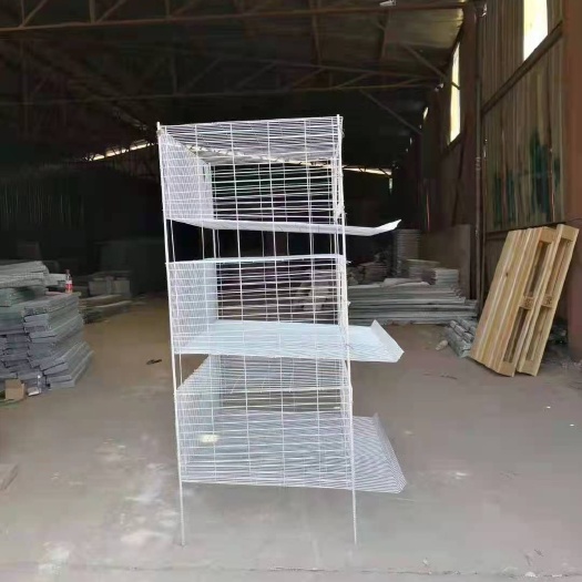 石家庄鹧鸪笼养殖鹌鹑笼滚蛋笼 立式三层鹧鸪滚蛋笼捡蛋笼 定做芦丁鸡