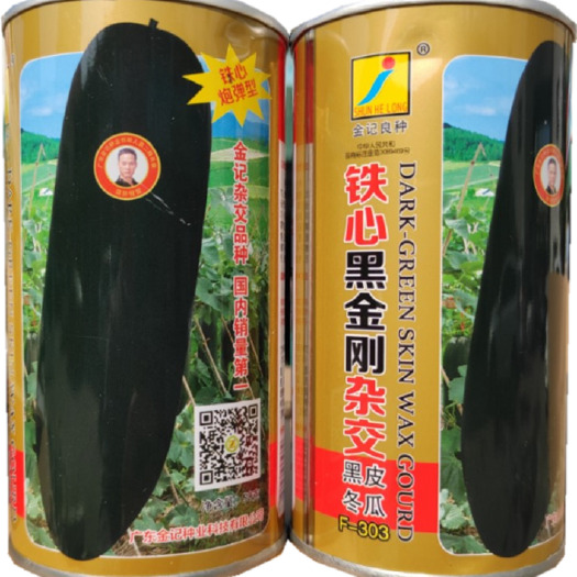 济南黑皮冬瓜种子高产铁心黑金刚杂交空心少金记一号黑皮大冬瓜籽早生