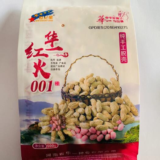沭阳县华一红火001花生种子 抗旱抗涝 不死苗 适宜广 品质好