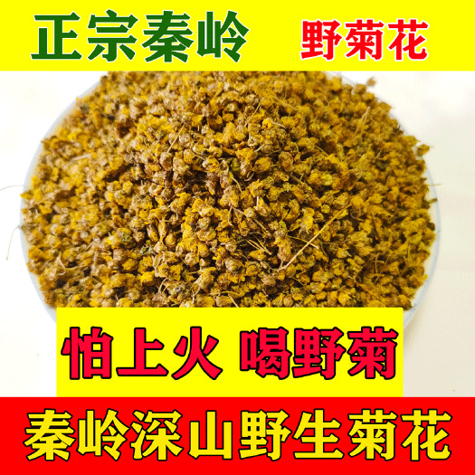 商洛野菊花秦岭深山野菊花茶养生茶菊花茶精品颗粒包装