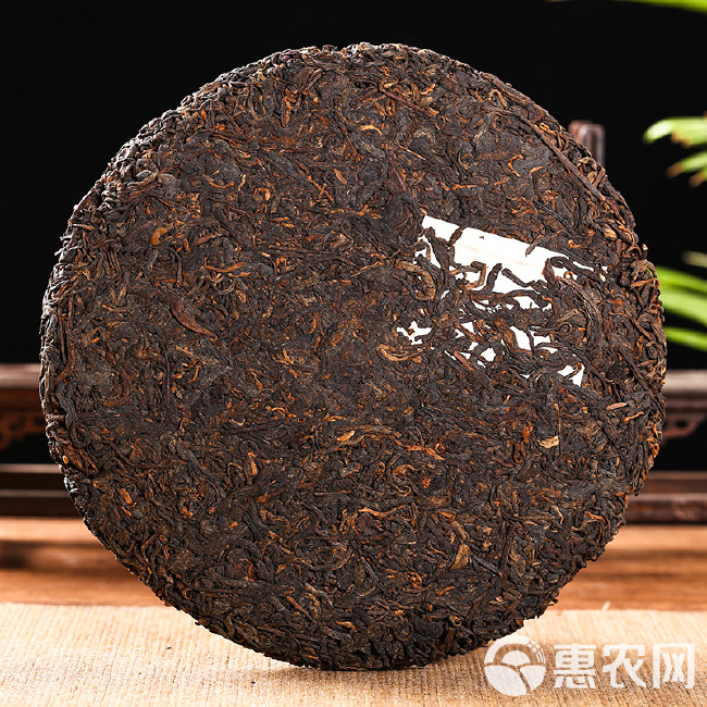 云南特产勐弄山普洱饼茶熟茶大叶种晒青毛茶压制七子饼357g