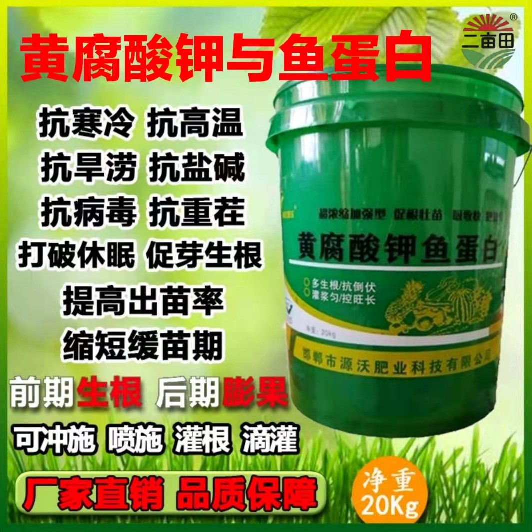 微量元素水溶肥 黄腐酸钾鱼蛋白水溶肥