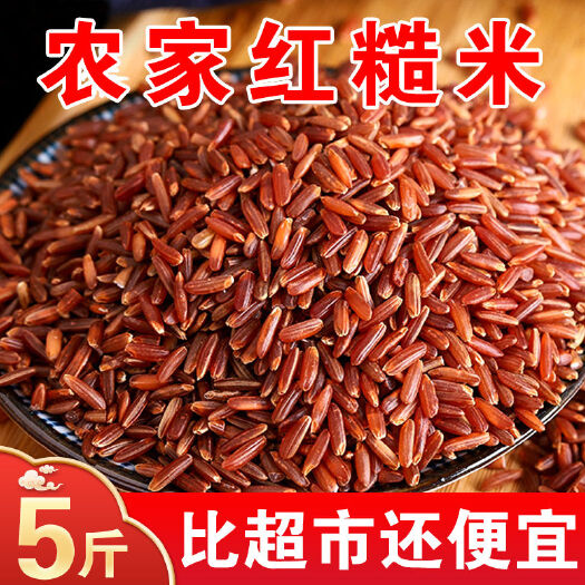  红米 五常农家自产新米红粳米红血稻糙米五谷杂粮包邮