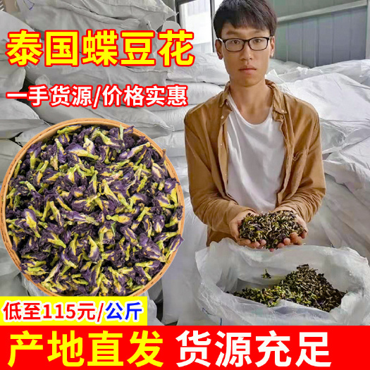 长沙蝶豆花茶 产地直供 蝶豆花干花 蓝蝴蝶 云南产地直供 蓝蝴蝶花茶 大货