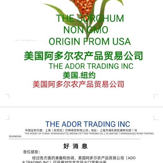 供应2000吨美国红高粱