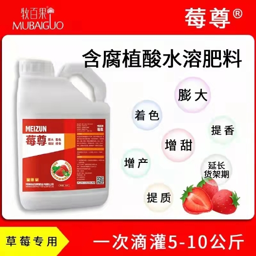 漯河大量元素水溶肥  莓尊草莓专用肥膨大拉长着色增甜提香