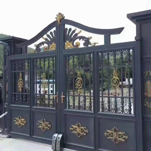 临朐县双边护栏网 围墙，铝艺大门，铝艺护栏护栏网，锌钢护栏，