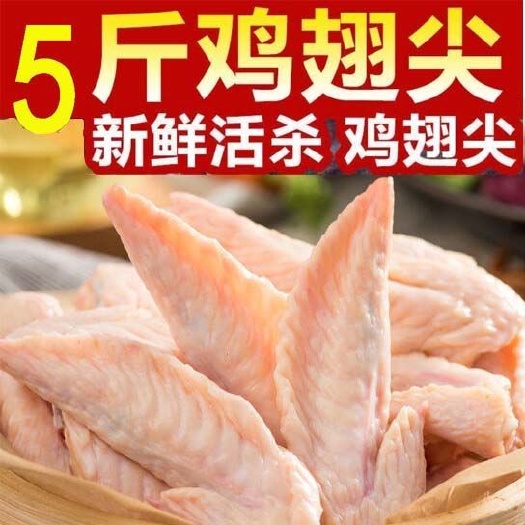 新鲜冷冻鸡翅尖生鲜鸡翅膀烧烤油炸红烧炸鸡鲜翅尖鸡翅尖鸡尖