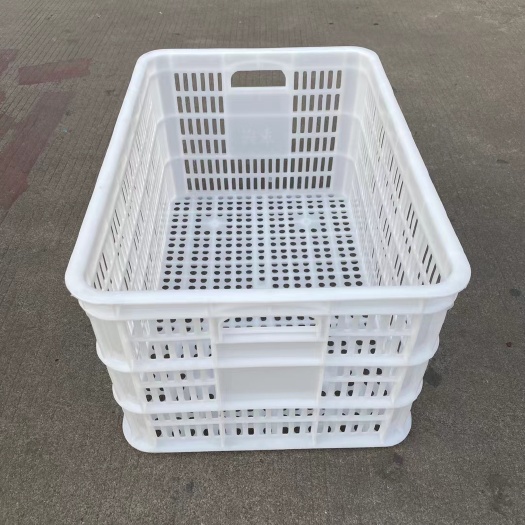 衡水塑料筐  白色水果筐 食品级农产品塑料周转筐 苹果橘子运转筐80斤梨筐