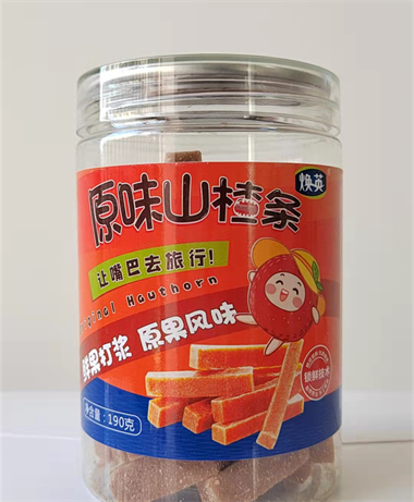 廉江市山楂糕 焕英山楂条 山楂干开胃休闲零食灌装原味山楂条