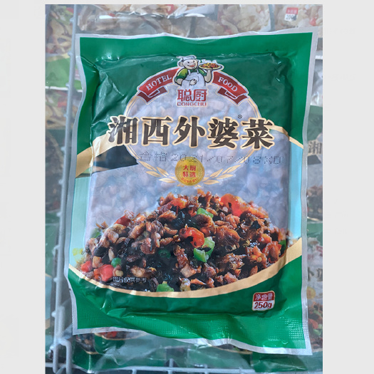 苏州 聪厨 湘西外婆菜 250g/袋*60袋/件