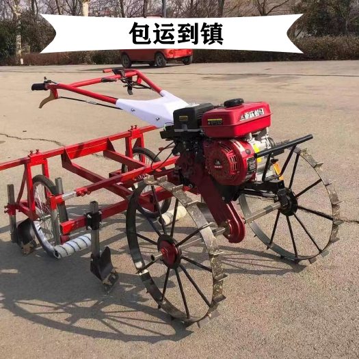 曲阜市地膜打孔机 覆膜机汽油动力全自动农用地膜覆盖机土豆花生棉花辣椒