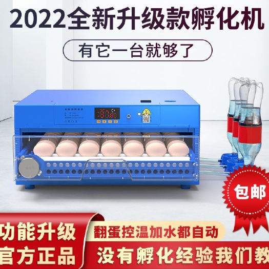 寿光市 【高孵化率】小型家用全自动水床孵化器迷你孵化机小鸡孵化箱