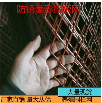 电焊网 防锈菱形钢板网铁丝网围栏网格网钢丝养殖拦鸡网圈玉米网