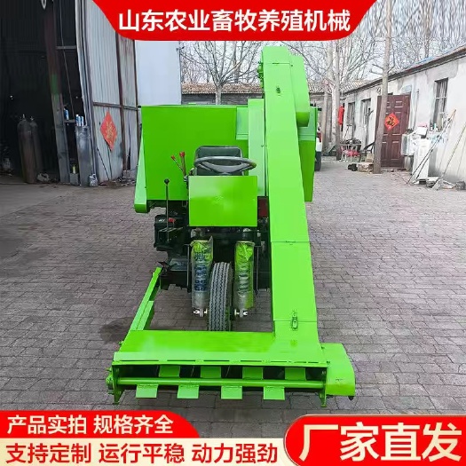 郓城县养殖场三轮清粪车自卸小型柴油牛场清粪车液压翻斗自动猪场铲粪车