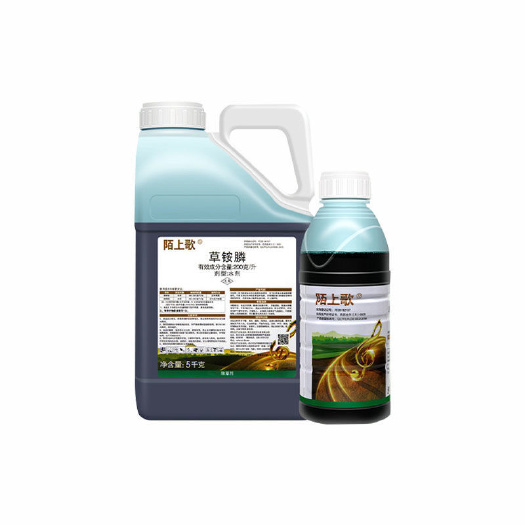 普宁市利尔陌上歌20%草铵膦果园荒地牛筋草小飞蓬杂草除草剂5公斤